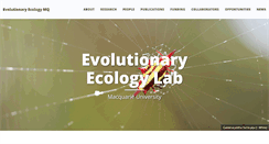 Desktop Screenshot of evolutionaryecologymq.com